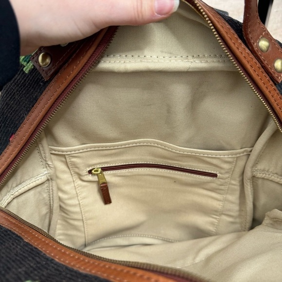 Res Ipsa Moroccan embroidered multicolor Kilim backpack - Picture 9 of 10